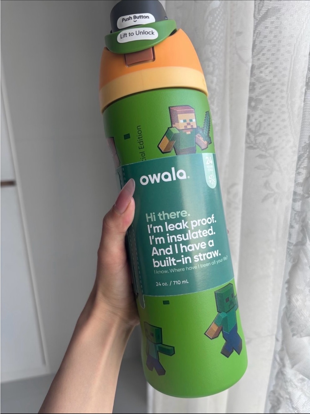 Owala Freesip Stainless Steel Water Bottle 32oz